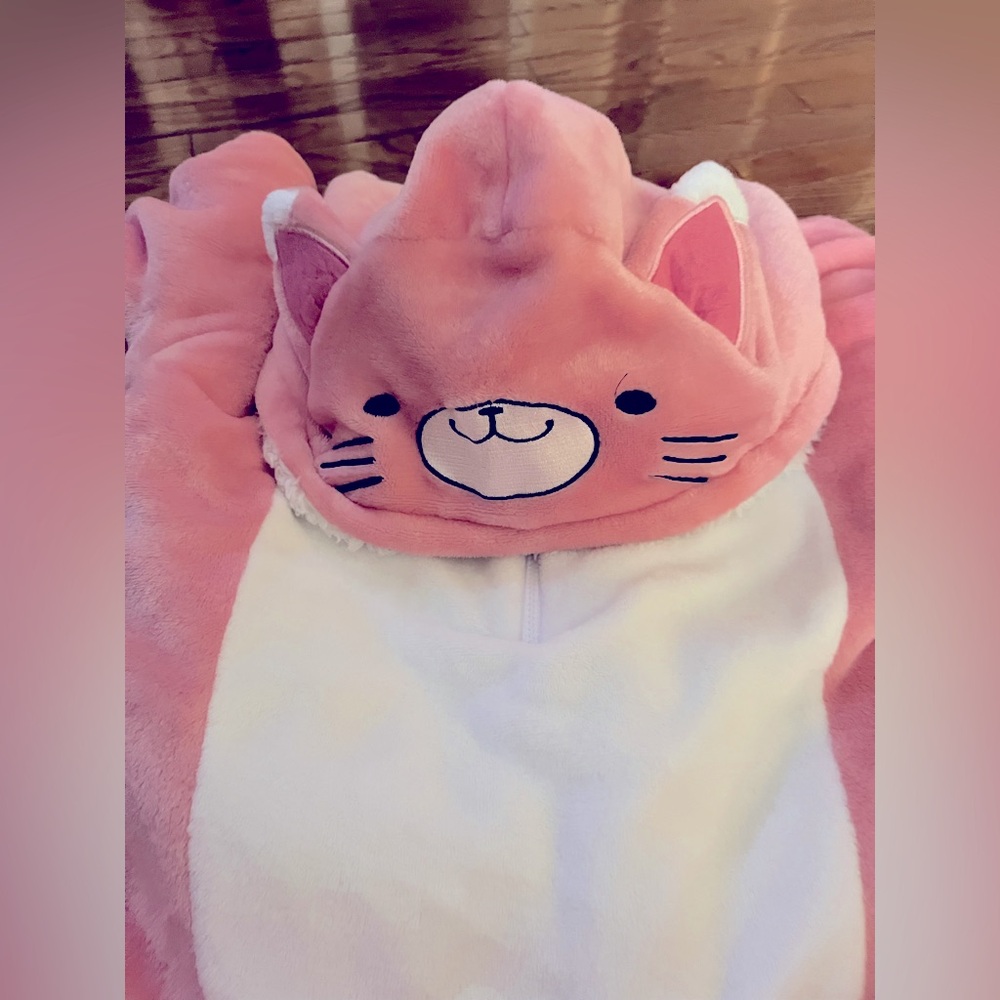 Alex, InquistorMaster Pink Cat Hooded Onesie